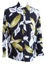 Calla Lily Men's Long Sleeve Shirt — Men's Long Sleeve Shirts — Paradise Found (view 12)