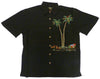Christmas Peek-A-Boo Santa Embroidered Shirt — Men's Embroidered Shirts — MauiShirts