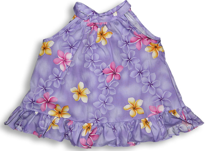 Airbrush Plumeria Halter 2pc