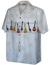 All Star Guitar chest band Hawaiian aloha shirt