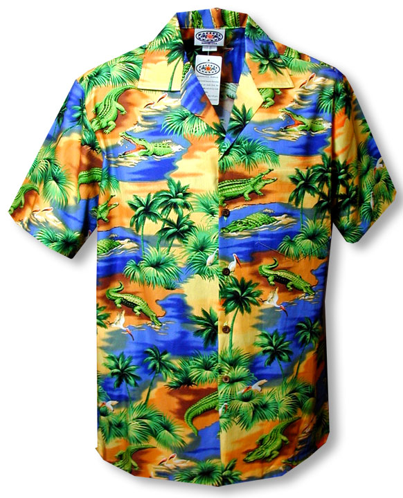 Florida Alligator Lagoon Men's Shirt