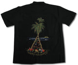 Christmas Happy Holiday Tree Embroidered Shirt