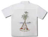 Christmas Happy Holiday Tree Embroidered Shirt