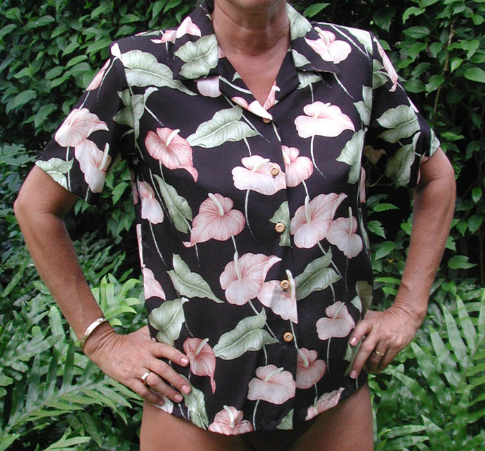 Anthurium Garden women's paradise found shirt
