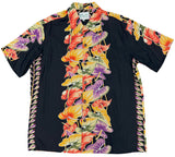 Anthurium Nostalgia Men's Kamehameha Style Shirt