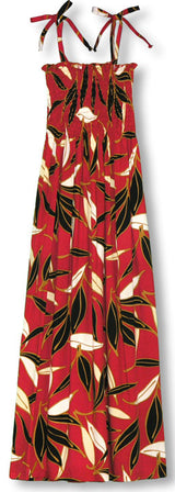 Asian Serenity Long Smocked Dress
