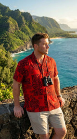 Asian Good Luck Men's Shirt