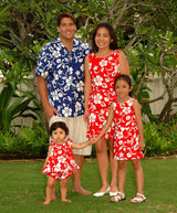 Classic Hibiscus Girl's Smocked Dress — Girls Dresses — MauiShirts (view 12)
