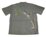 Up, Up & Away Santa Claus Embroidered Shirt — Men's Embroidered Shirts — MauiShirts (view 8)