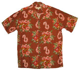 Ukulele Lei Pineapple Juice Men's Shirt — Men's Rayon Shirts — RJC (view 7)