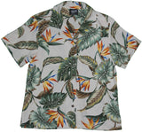RJC Bird or Paradise Summer Women's Hawaiian Camp Shirt – Rayon, Made in Hawaii