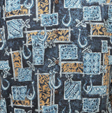 Fish Hooks Hawaiian Style Go Barefoot Cotton Aloha Shirt — Men's Cotton Shirts — Go Barefoot (view 5)