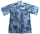 Mini Tahitan Men's Placket Reverse Aloha Shirt — Men's Reverse Print Shirts — Go Barefoot