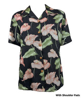 Anthurium Garden women's paradise found shirt — Women's Camp Shirts — Paradise Found (view 3)