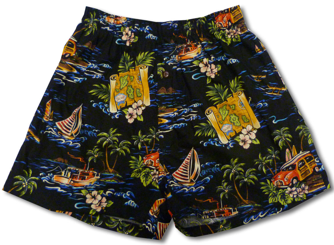 On The Road Uni-Sex Bamboo Boxer Shorts