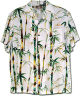 Bamboo Grass men's cotton aloha shirt