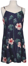 Bamboo Hibiscus Empire Fit Princess Flared