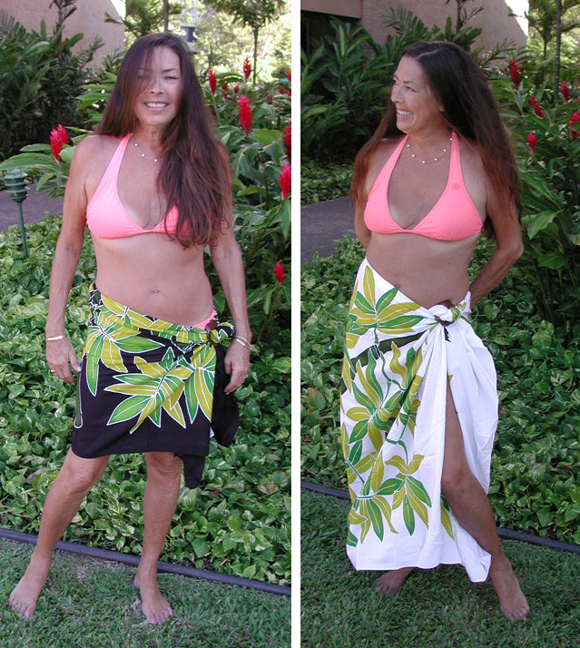Bamboo Jungle Full Size Hand Painted Sarong