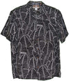 Banana Leaf Jungle men's rayon shirt