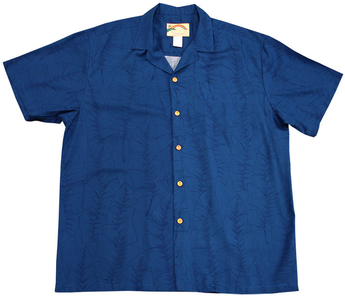 Banana Leaf In Paradise Tropical Mens Aloha Shirt