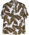 Banana Leaf Pineapple Men's rayon aloha shirt