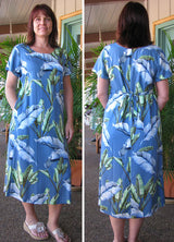 Banana Leaf Tie Back Long Dress