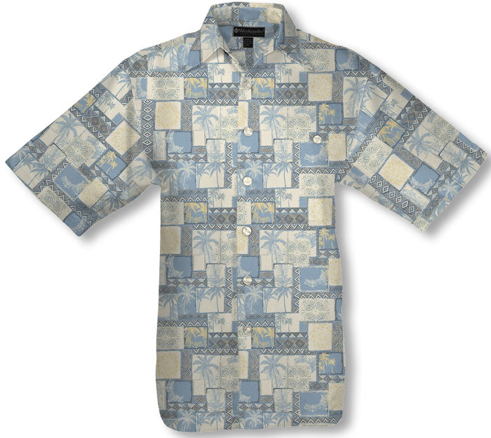 Batik Beach Men's Weekender Silk Blend Shirt
