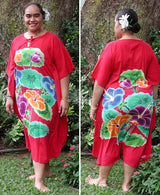 Batik Hand Painted Caftan Kaftan Dress