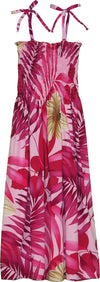 Bold Watercolor Smocked Tube Dress — Women's Sun Dresses — MauiShirts