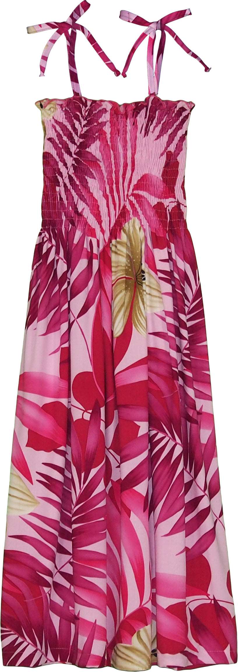 Bold Watercolor Smocked Tube Dress — Women's Sun Dresses — MauiShirts