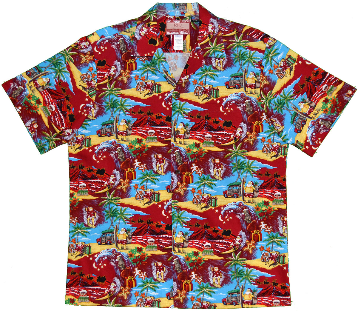 Santa's Christmas Break Mens Shirt — Men's Cotton Shirts — RJC