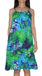 Beauteous Flower Poetry Beach Dress with Pocket