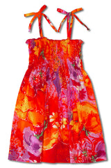 Beauteous Flower Poetry Girl's Smocked