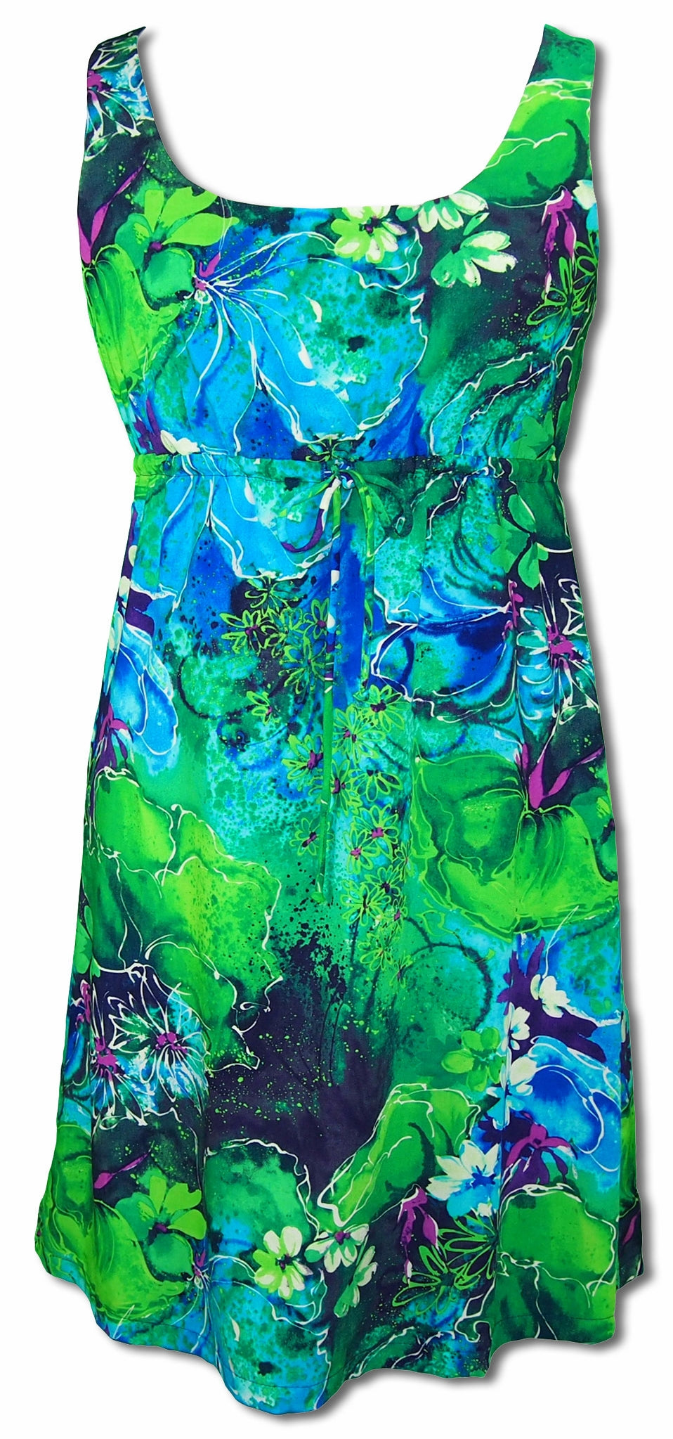 Beauteous Flower empire tie front