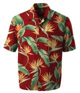 Beautiful Bird of Paradise Mens Rayon Shirt