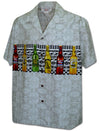 Beer Bottles Chest Band men's cotton aloha shirt