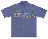 Christmas in Paradise Men's Embroidered Shirt — Men's Embroidered Shirts — MauiShirts (view 6)