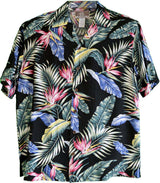 Bird of Paradise Hawaiian Mens Shirt