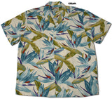Watercolor Bird of Paradise men's shirt