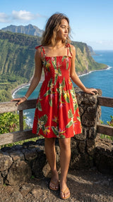 Bird of Paradise Display Smocked Tube Dress — Women's Sun Dresses — RJC (view 7)
