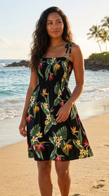 Bird of Paradise Display Smocked Tube Dress — Women's Sun Dresses — RJC (view 8)