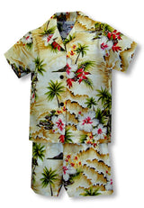 Diamond Head Ocean Waves Boys 2pc