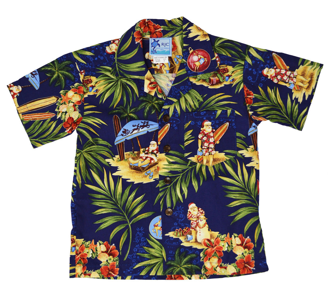 Christmas in Hawaii boys shirt