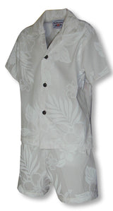 Elegant Tropical Wedding White 2pc
