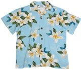 Plumeria Shower Boy's Rayon Shirt