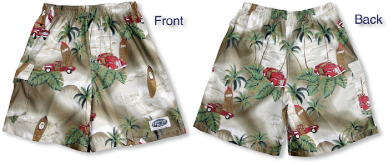 Surfboards Big Wave boy's cargo shorts