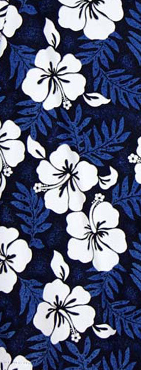White Hibiscus Fern boy's cargo shorts