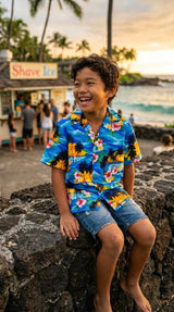Brilliant Hawaii Sunset Boy's Shirt