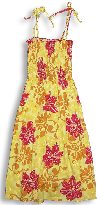 Brilliant Splash Smocked Tube Dress