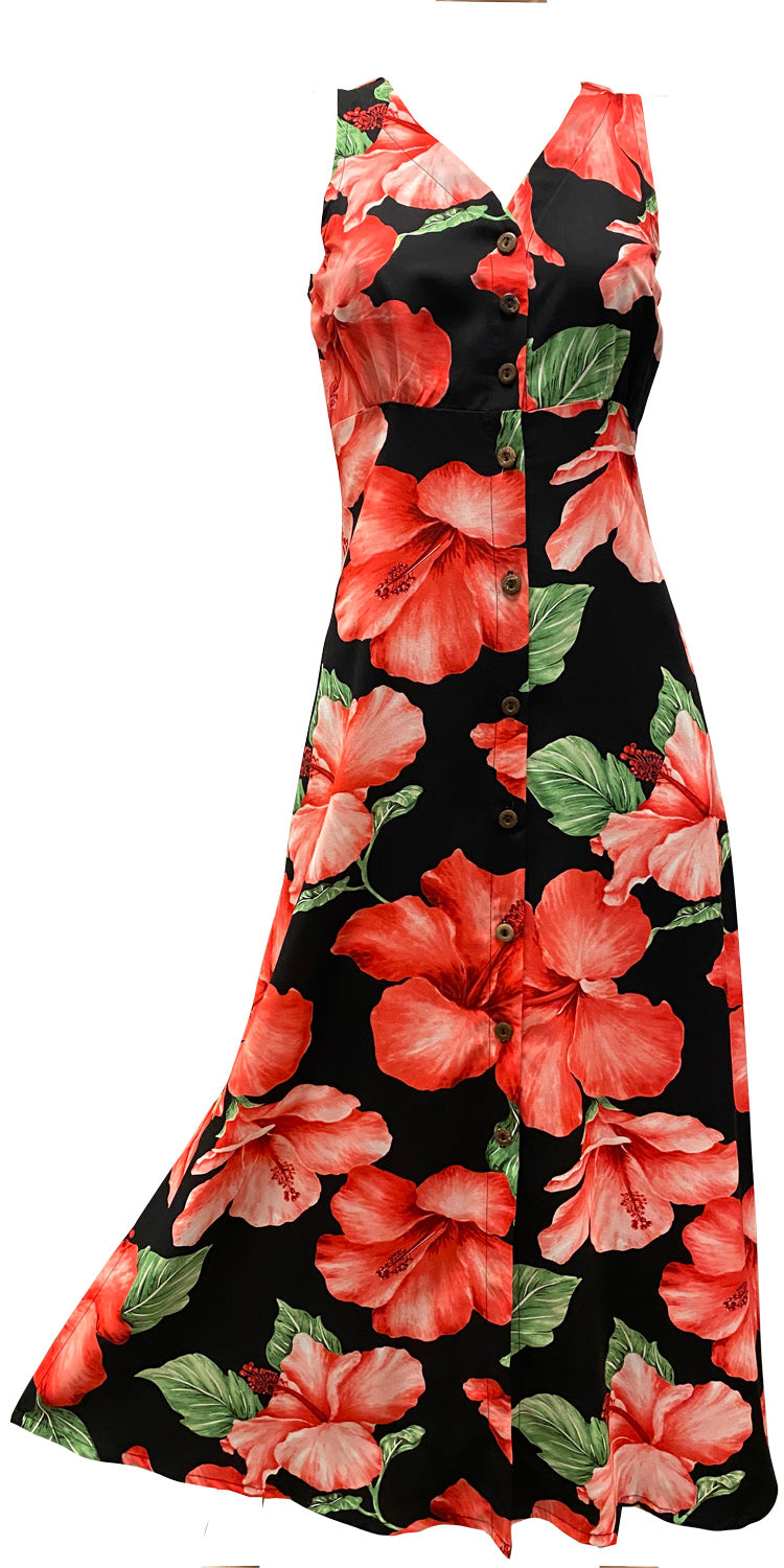 Hibiscus Blossom Empire Tie Back